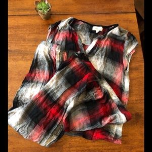 Anthropologie Cloth & Stone flannel pajamas